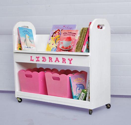 Library Book Bucket LIBRARY BOOK CART – Ninety 1st Event Props