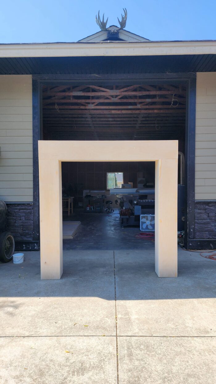 square archway event props wedding aldergrove surrey langley archway wood plywood detachable