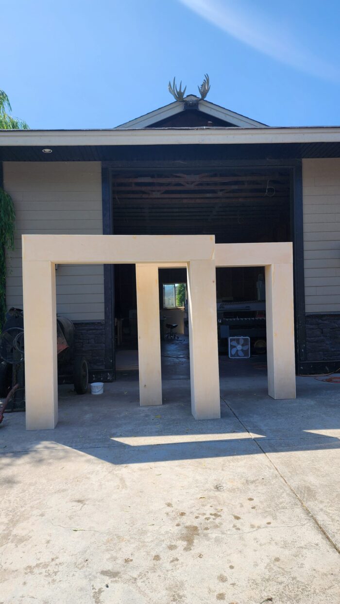 square archway event props wedding aldergrove surrey langley archway wood plywood detachable